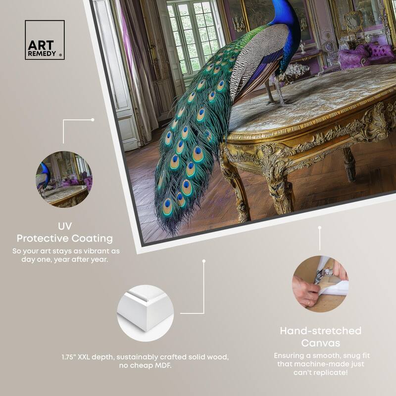 Royal Plumage Canvas by Art Remedy