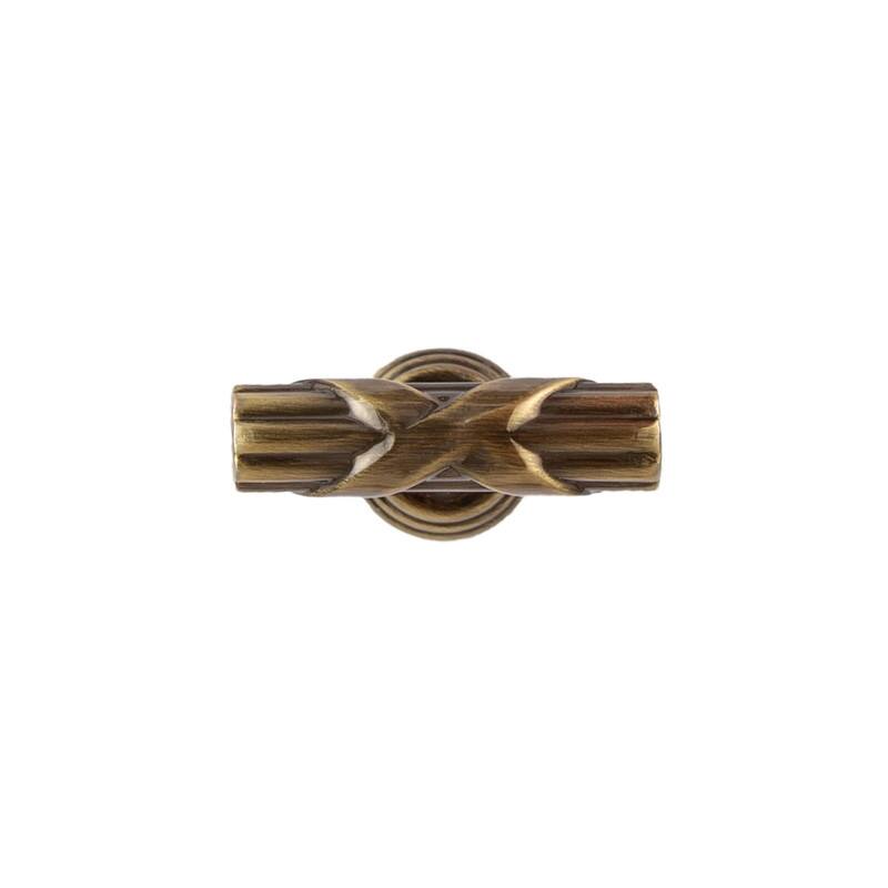 Utopia Alley Riga Cabinet Ring Pull Knob/Pull, Antique Brass, knob 1.58"/3.75"/5" center to center