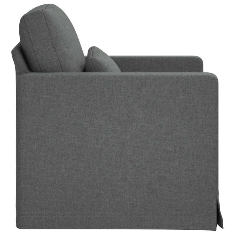 vidaXL Sofa Dark Grey in Fabric