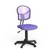 preview thumbnail 10 of 20, Porch & Den Republic Mesh Office Chair Purple