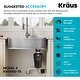 preview thumbnail 31 of 100, KRAUS Kore Workstation Farmhouse Apron Stainless Steel Kitchen Sink