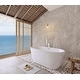preview thumbnail 81 of 173, Adler Soaking Bathtub in Glossy White