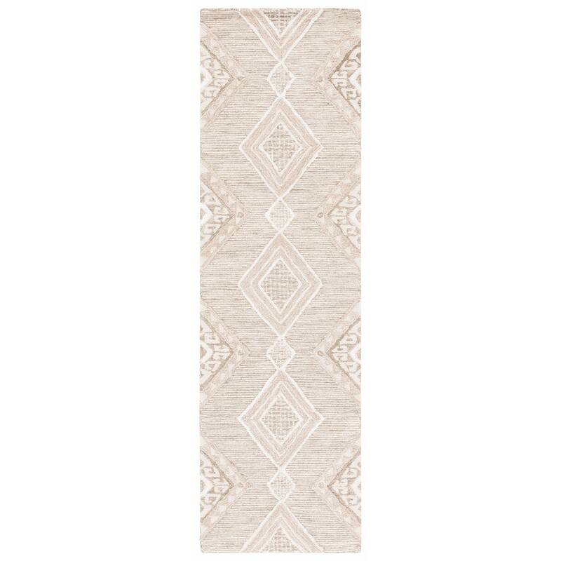 SAFAVIEH Handmade Casablanca Shag April Wool Rug
