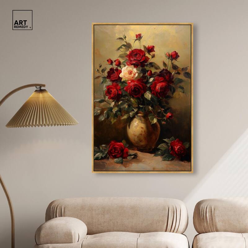 Lavish Lily Lament Canvas by Art Remedy
