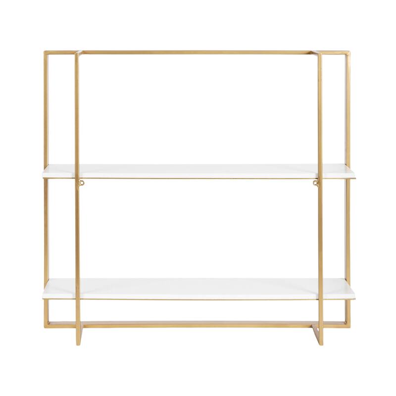 Kate and Laurel Kercheval Modern Wood Shelf