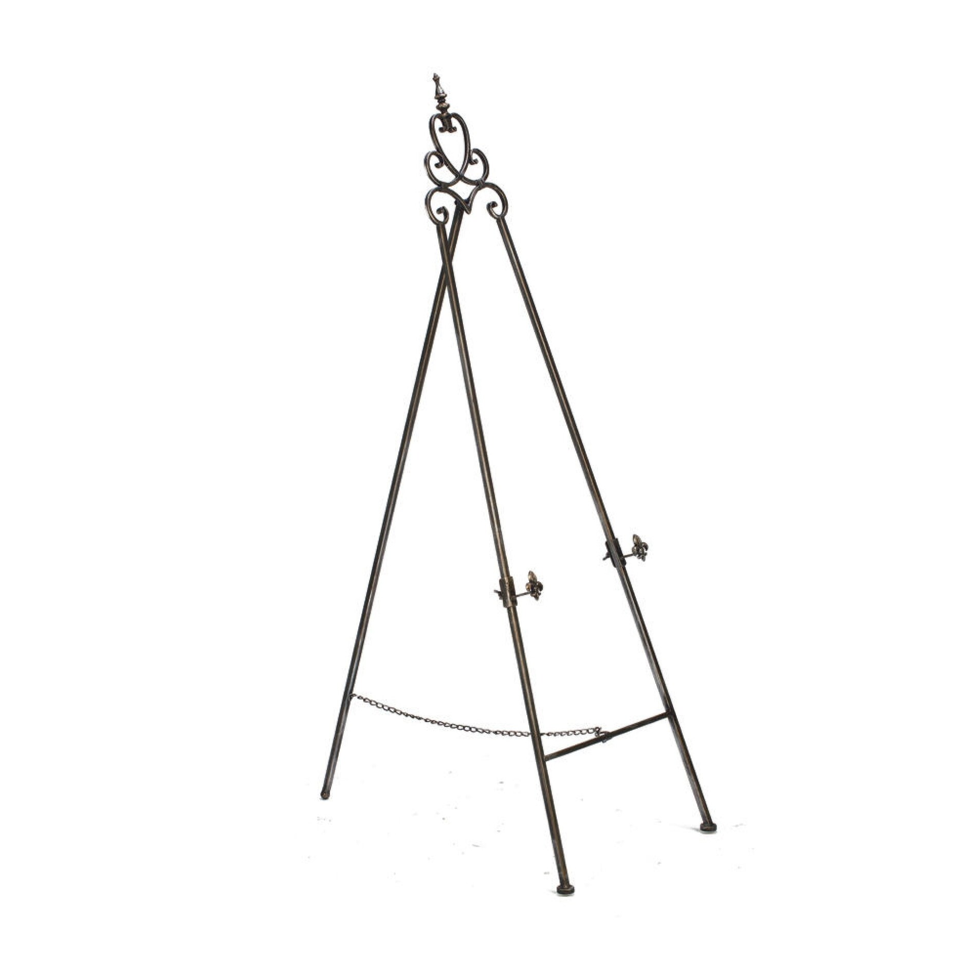 DesignStyles Decorative Metal Easel Stand Fleur-De-Lis - On Sale - Bed Bath  & Beyond - 30068564