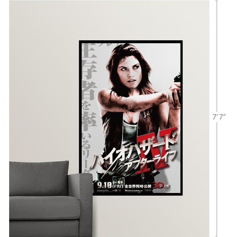 Resident Evil Afterlife - Movie Poster - Japanese Black Framed Print - Bed  Bath & Beyond - 30197207