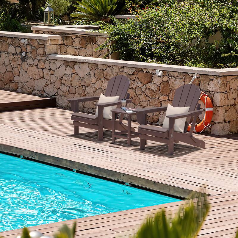 Poly Outdoor Adirondack Chair - Foldable All Weather
