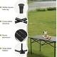 preview thumbnail 10 of 13, Aluminum Roll-Up Camping Table w/Bag for Outdoor/Travel