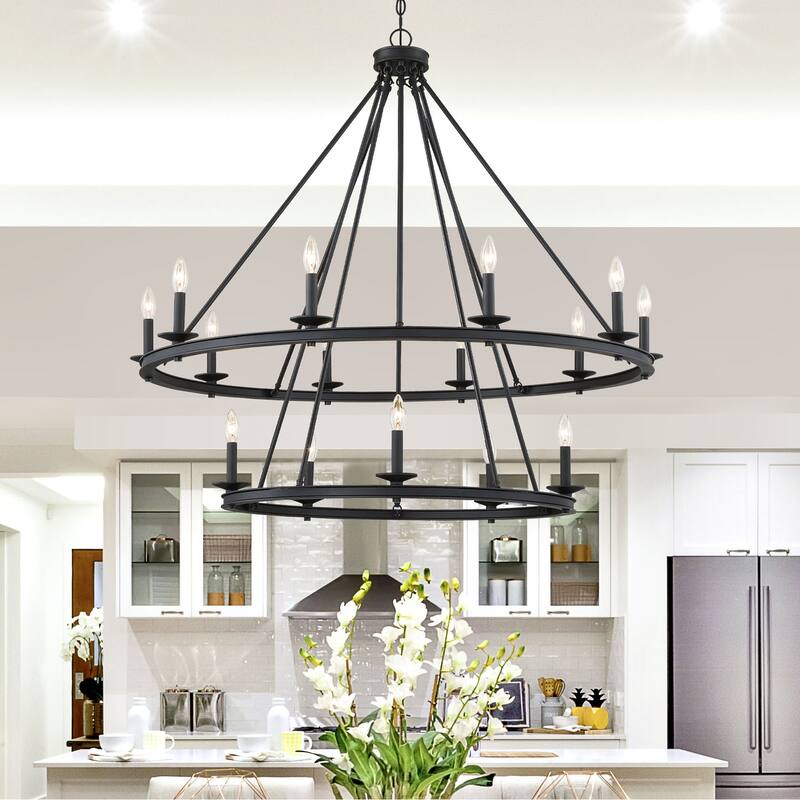Savoy House Middleton 15 Light 45" Wide Taper Candle Chandelier