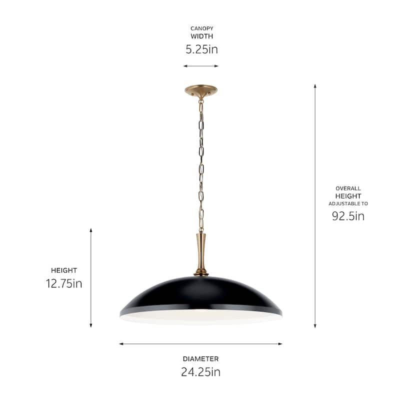 Kichler 52637 Delarosa 24" Wide Pendant