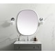 preview thumbnail 11 of 9, Elegant Lighting MR2B3036 Brynn 30" W x 36" H Modern Oval Bathroom