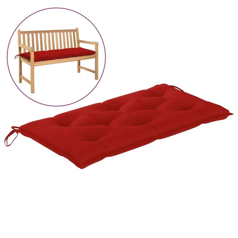 vidaXL Bench Cushion Water Repellent Outdoor Garden Seat Cushion Oxford Fabric