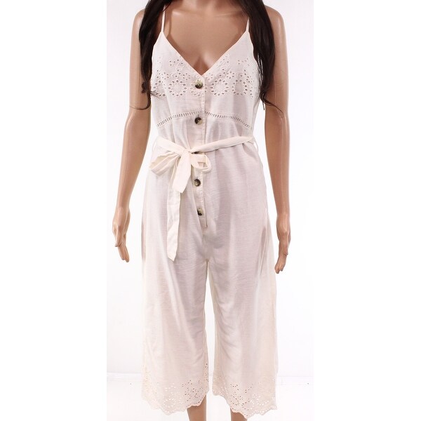miss selfridge white jumpsuit