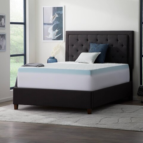 Lucid Comfort Collection Fitted Mattress and Topper Cover - White