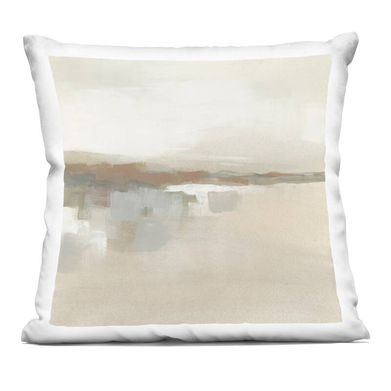Stupell Southwestern Dunes Abstraction Decorative Printed Throw Pillow Design by June Erica Vess - Accent - Polyester - Beige - Single