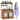 Costway Kids Mud Kitchen Set with Removable Sink Faucet Dual Stoves 4 - See Details