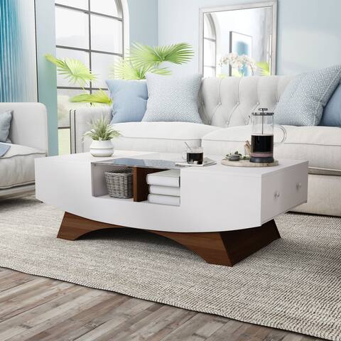 Furniture of America Angelic Contemporary 49-inch 4-shelf Coffee Table