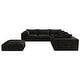 preview thumbnail 78 of 147, Modular Sectional Sofa Corduroy Upholstered Sleeper Sofa Convertible Cloud Accent Couch Deep Seat Chaise Lounge, DIY Combination
