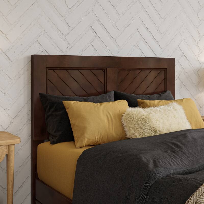 Clayton Platform Bed with Panel Footboard and Twin XL Trundle