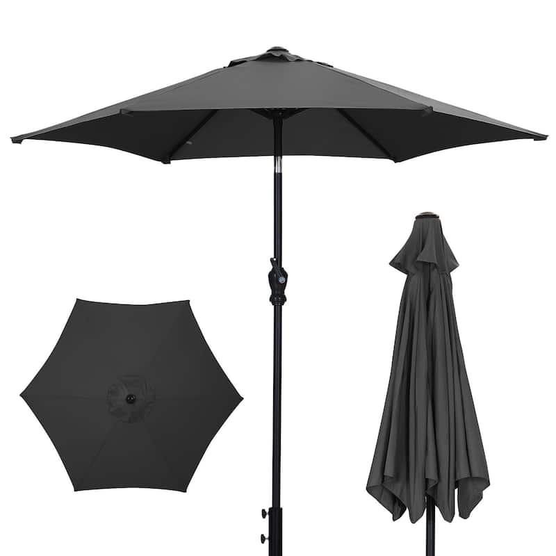 Autlaycil 7.5FT Patio Umbrella with Tilt and Crank