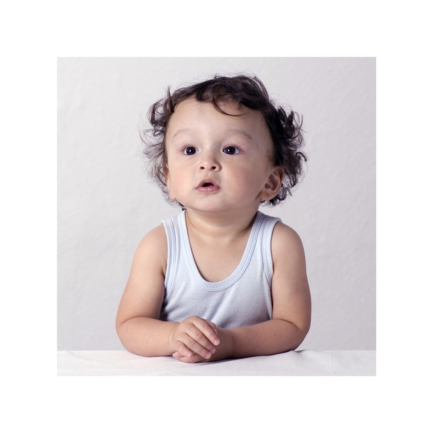 Baby White Rib Knit Sleeveless Tank Top T Shirt 100/% cotton pack 6