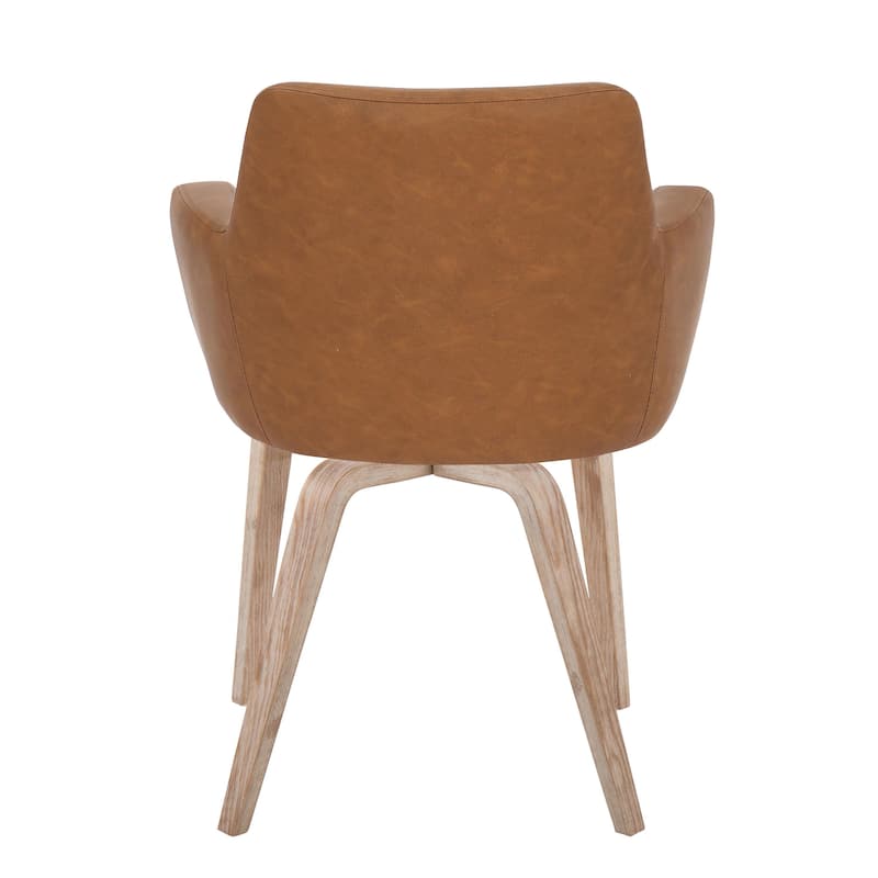 Carson Carrington Duved Dining Chair with Bent Wood Legs (Set of 2)