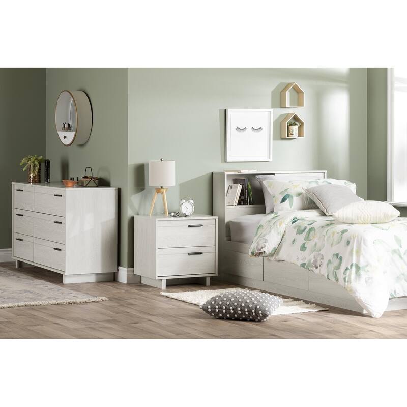 South Shore Fynn Bed and Headboard Set