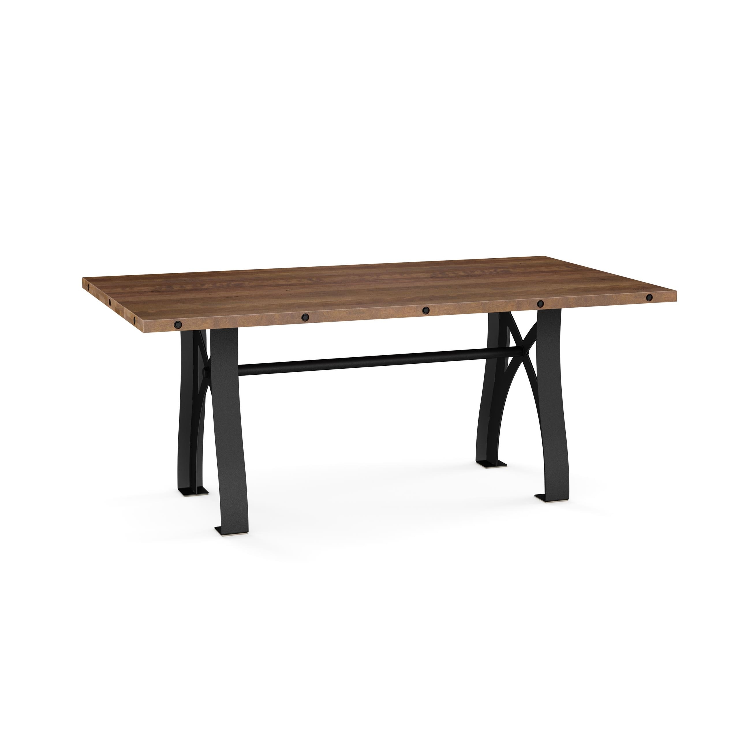Amisco Sierra Extendable Dining Table With Distressed Solid Wood