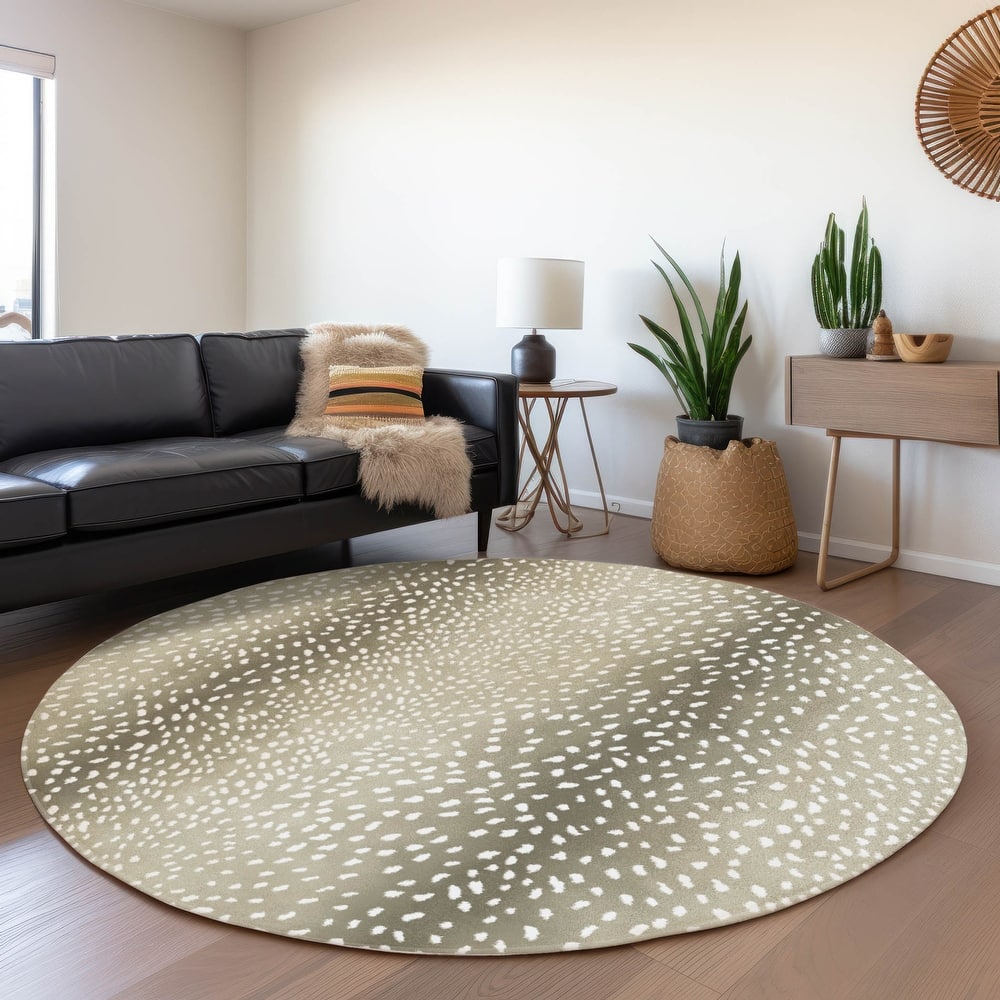 Premium Washable Super Soft Animal Print Ombre Mayfield Rug