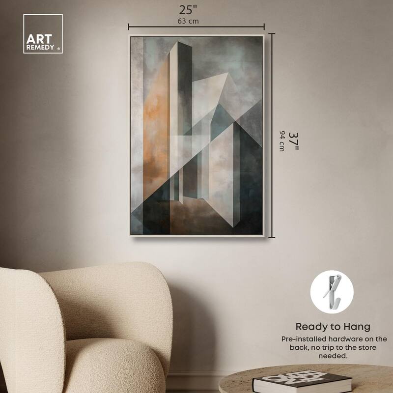 Spatial Geometry Canvas by Art Remedy