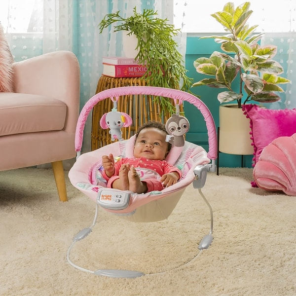 Comfy Baby Bouncer Soothing Vibrations Infant Seat - Taggies, Music, Removable -Toy Bar, 0-6 Months Up to 20 lbs (Rosy Vines) - Bed Bath & Beyond - 40364215 Comfy Baby Bouncer Soothing Vibrations Infant Seat - Taggies, Music, Removable -Toy Bar, 0-6 Months Up to 20 lbs (Rosy Vines) - Bed Bath & Beyond - 40364215