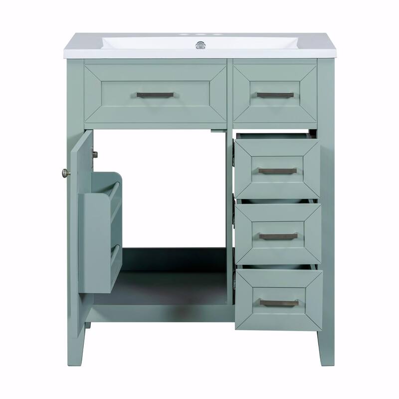 30" Bathroom Vanity with Sink Combo and Drawers