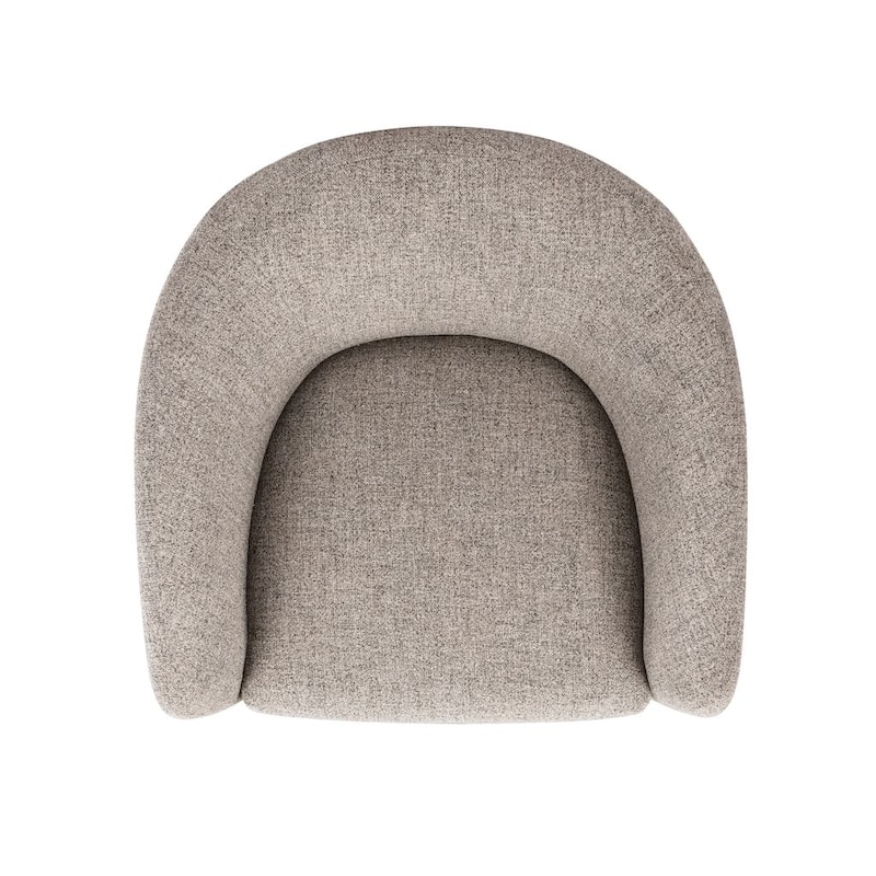 HomePop Nora Upholstered Swivel Accent Chair