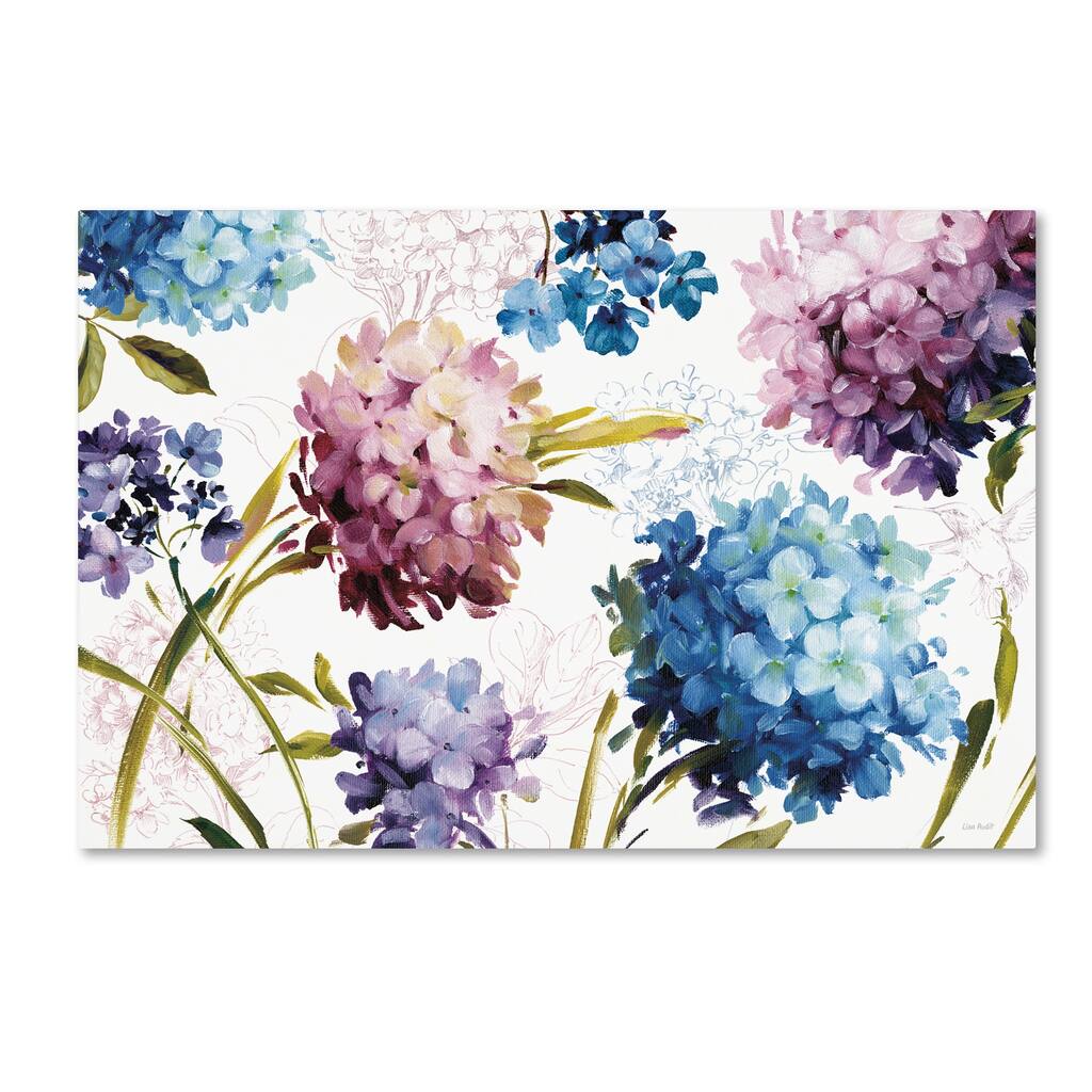Lisa Audit 'Spring Nectar I - Laurie' Canvas Art