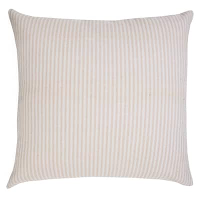 Sevita Simple Stonewash Stripe Throw Pillow, Single or Set of 2