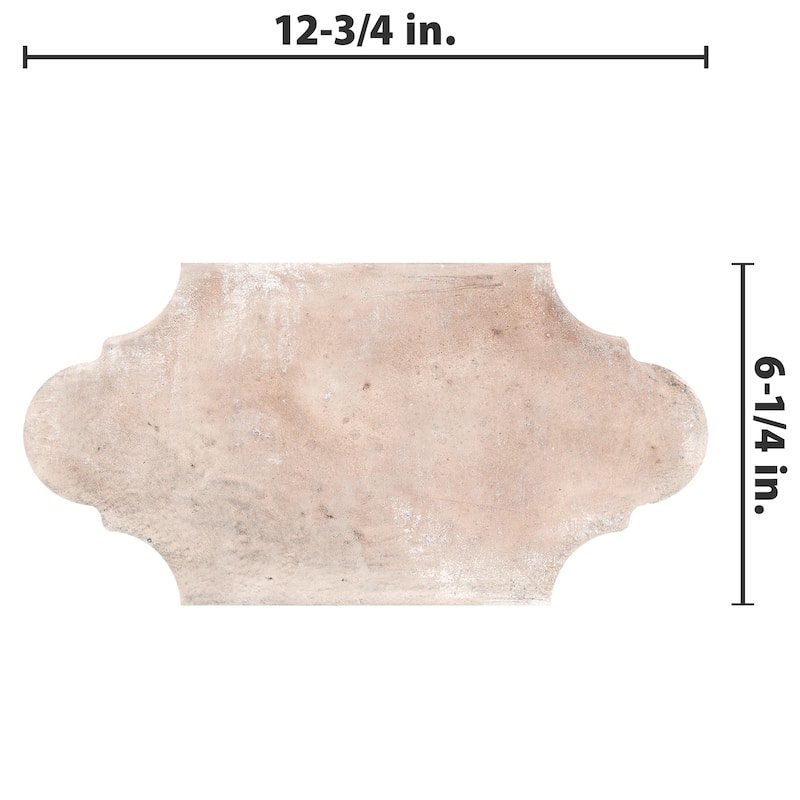 Merola Tile Boheme Provenzal Mix 6-1/4" x 12-3/4" Porcelain Floor and Wall Tile