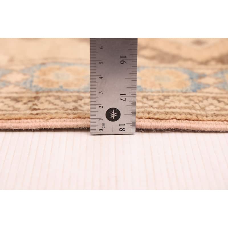 ECARPETGALLERY Hand-knotted Finest Ghazni Beige, Ivory Wool Rug - 9'10 x 14'0