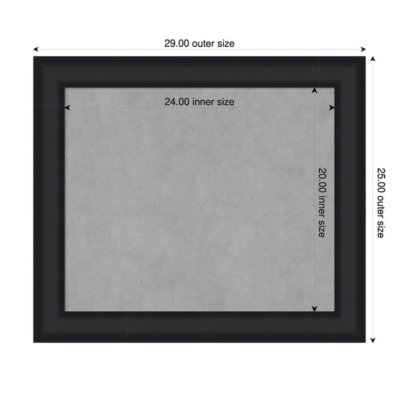 Amanti Art Oliver Black Framed - 29 x 25 in - Oliver Black