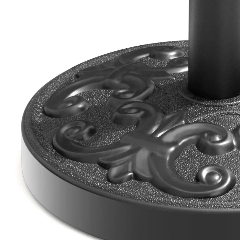 Pellebant 30 to 45 lbs Heavy Duty Patio Market Round Concrete Umbrella Base