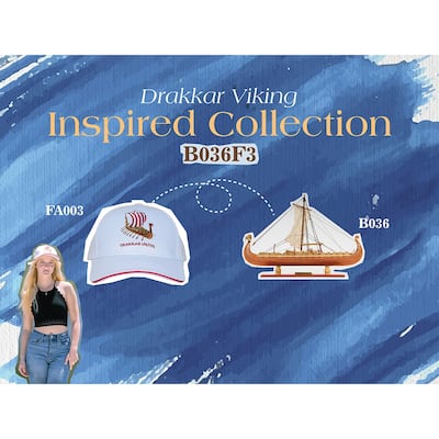 Captivating Drakkar Viking Combo: A Model Ship and Legendary Hat