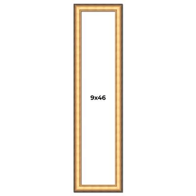 9x46 Frame Gold Plein Aire Solid Wood Picture Frame Width 2 Inches |