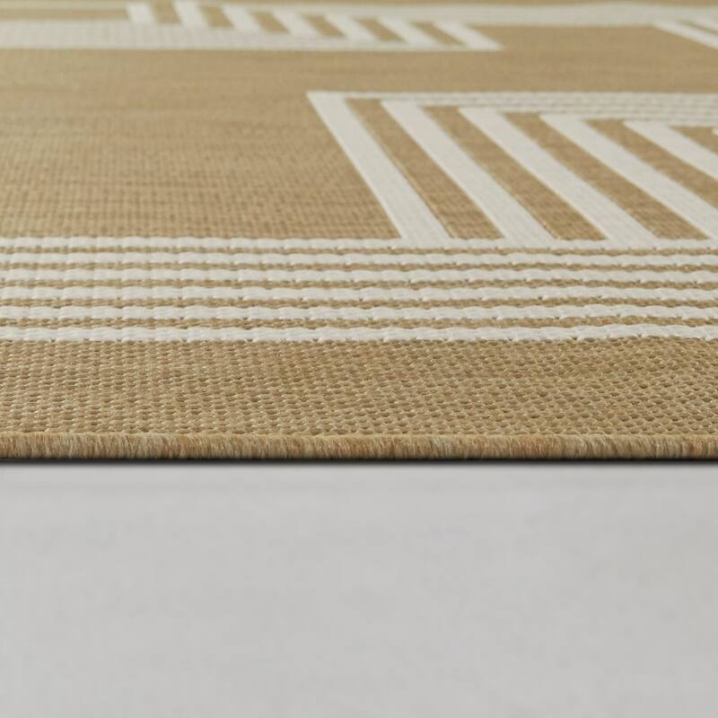 Swenson Modern Geometric Indoor/Outdoor Area Rug