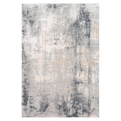 Uttermost Paoli Grey Abstract Rug