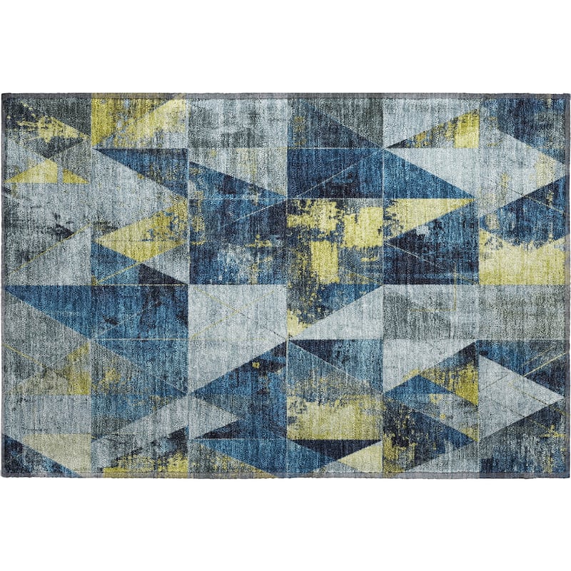 Premium Washable Super Soft Contemporary Mosaic Mayfield Rug