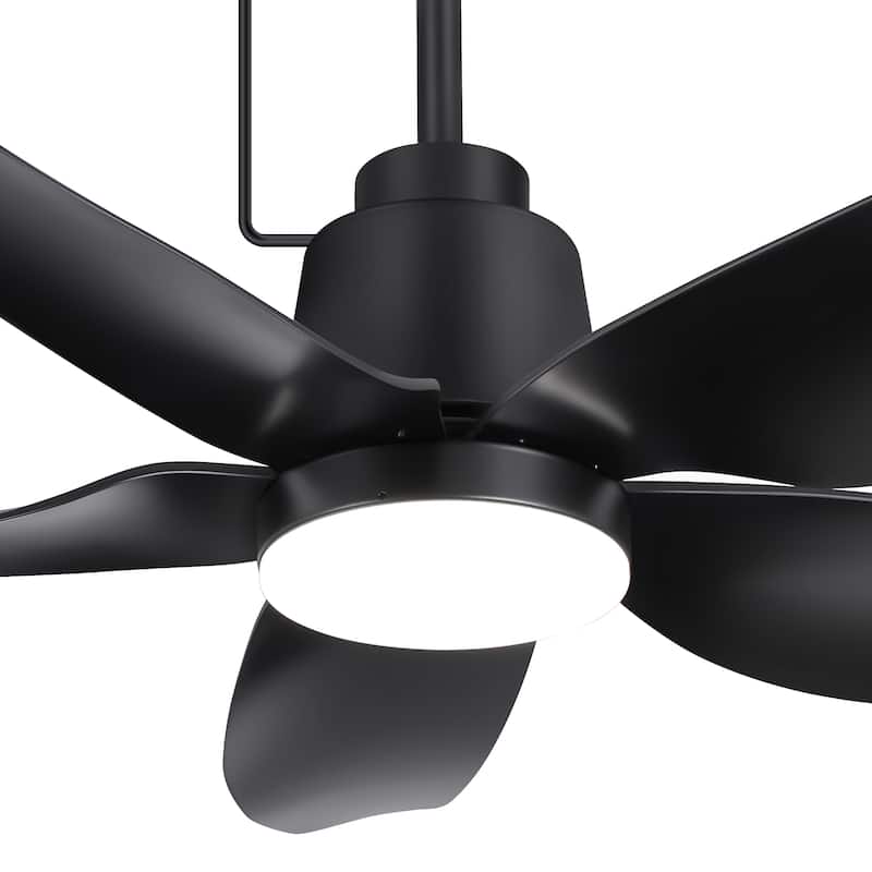 42"/52" Waterproof 5-Blade Outdoor Ceiling Fan with LED Light and Remote