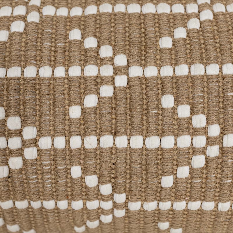 Foreside Home & Garden Geometric Arrow Filled Lumbar Pillow