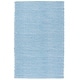preview thumbnail 75 of 94, SAFAVIEH Handmade Flatweave Montauk Adrian Casual Cotton Rug 6' Square - Blue/Ivory - Square