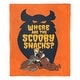 preview thumbnail 1 of 3, Warner Brothers Scooby-Doo Where Are The Scooby Snacks Silk Touch Throw Blanket