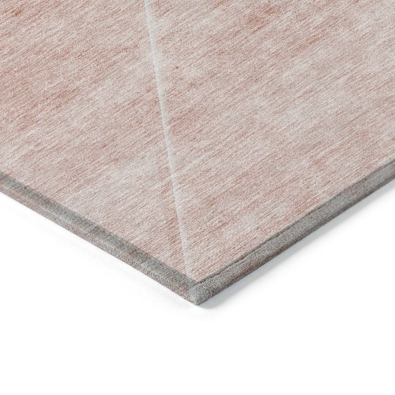 Machine Washable Indoor/ Outdoor Chantille Contemporary Abstract Rug